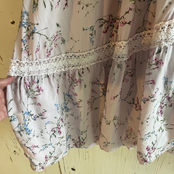 JAASE  Lilac Pink Floral Button Front Maxi Dress SZ: M/L - Picture 11 of 15